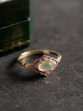 14K Solid Gold Juliette Opal Ring - CAMELLIA 3.5